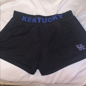 Black and blue Kentucky running shorts